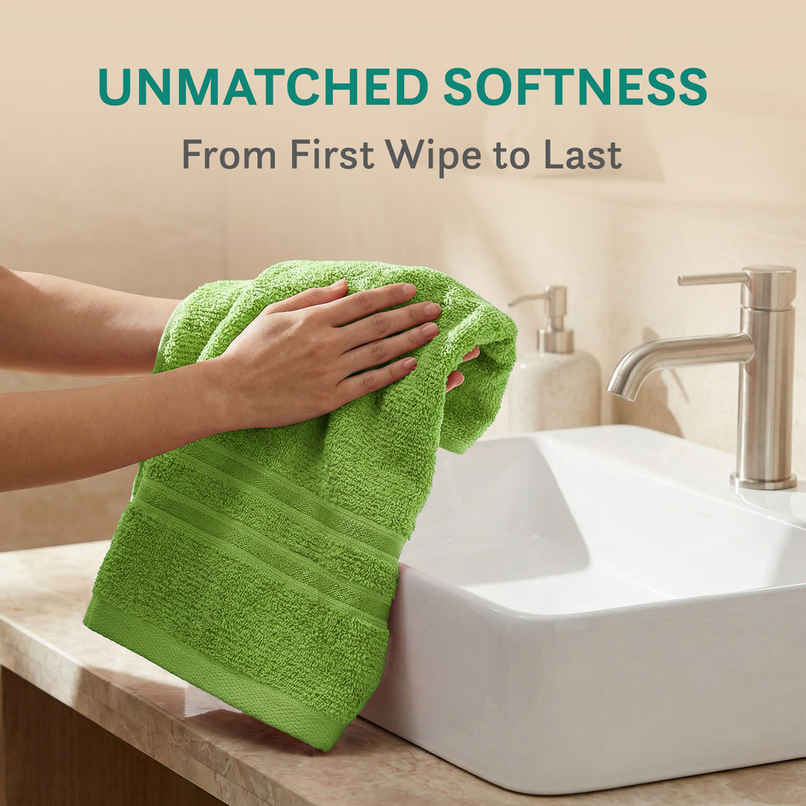 Mytrident Cotton Hand Towel | 400 GSM | Gym Towel Set - Lime Green Mytrident Cotton Hand Towel | 400 GSM | Gym Towel Set - Lime Green