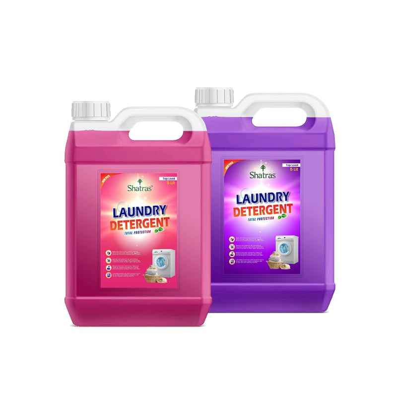 Shatras Laundry Liquid Detergent Hypoallergenic | Fresh And Pinklily - Pack Of 2