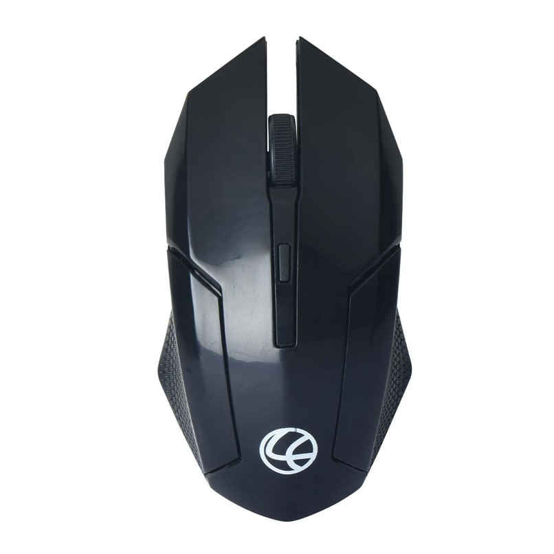 Lapcare Speedy Wireless Gaming Mouse Upto 2400 Dpi |10M Distance |3 M Clicks Duracell Battery - Black