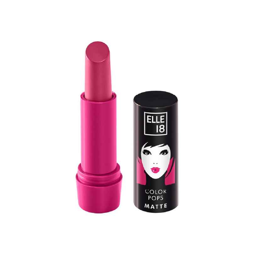 Elle 18 Color Pop Matte Lipstick | Quick Drying | Highly Pigmented | with Vitamin E | Pink Kiss Elle 18 Color Pop Matte Lipstick | Quick Drying | Highly Pigmented | with Vitamin E | Pink Kiss