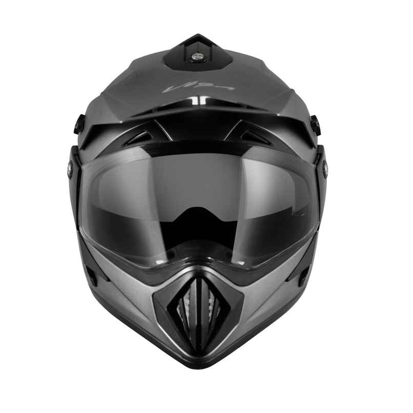 Vega Off Road Lightweight Full Face Helmet- Dull Anthracite L