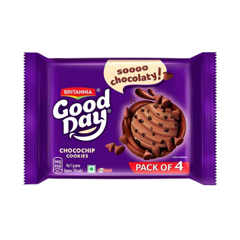 Britannia Good Day ChocoChip Cookies | Trans Fat-free Britannia Good Day ChocoChip Cookies | Trans Fat-free