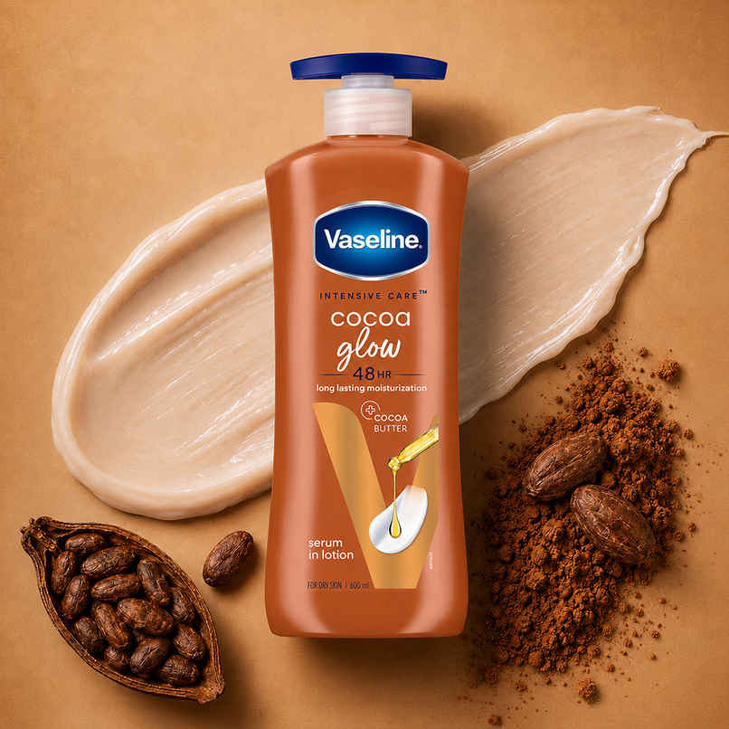 Vaseline Cocoa Glow Serum In Lotion, 100% Pure Cocoa & Shea Butter for Glowing & Soft Skin Vaseline Cocoa Glow Serum In Lotion, 100% Pure Cocoa & Shea Butter for Glowing & Soft Skin