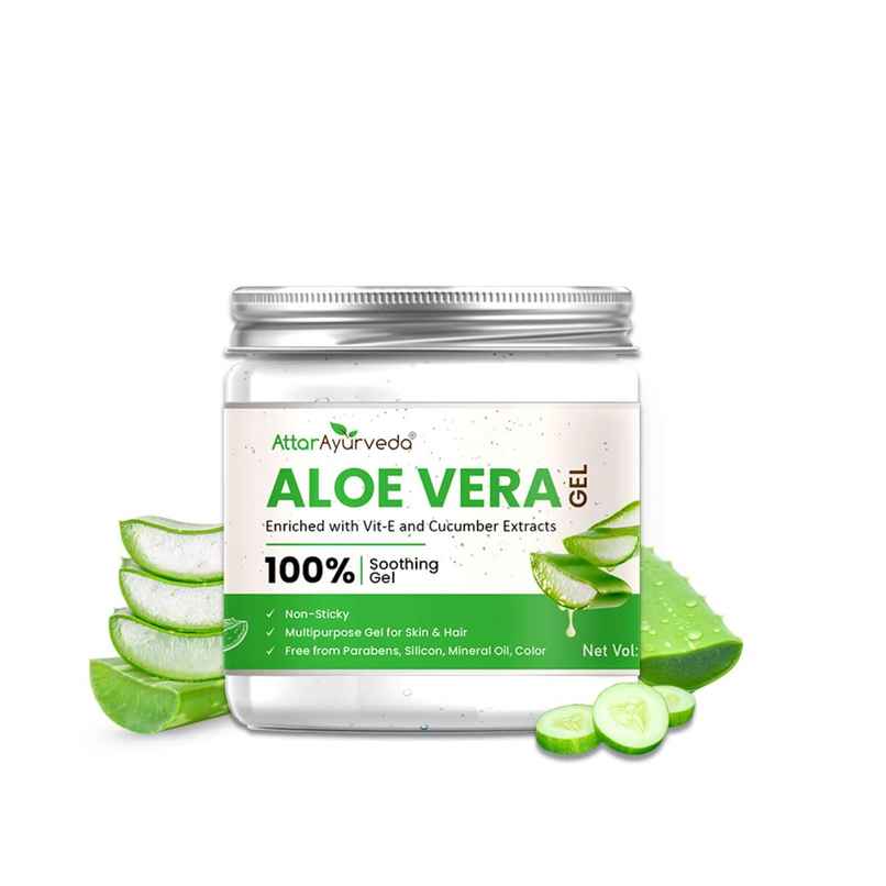Attar Ayurveda Aloe Vera Gel For Skin And Hair
