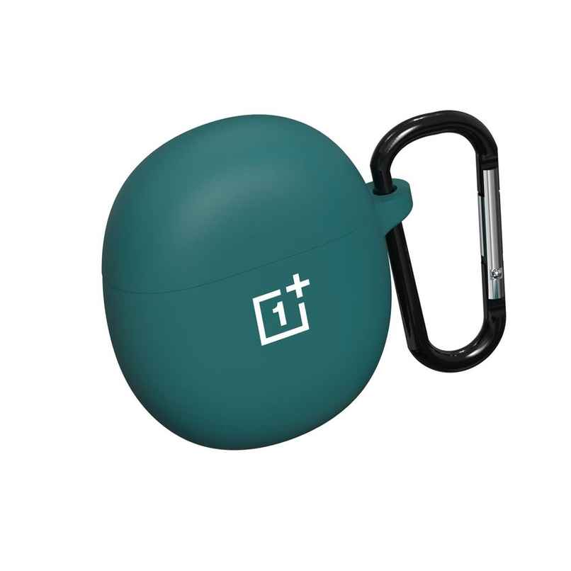 Sounce Earphone Case Cover Compatible with OnePlus Nord Buds CE | Soft Silicone Skin Case Cover - Green