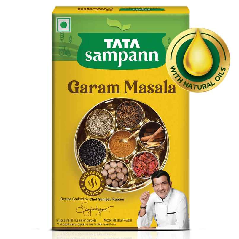 Tata Sampann Garam Masala Powder with Natural Oils Rich Aroma & Flavour