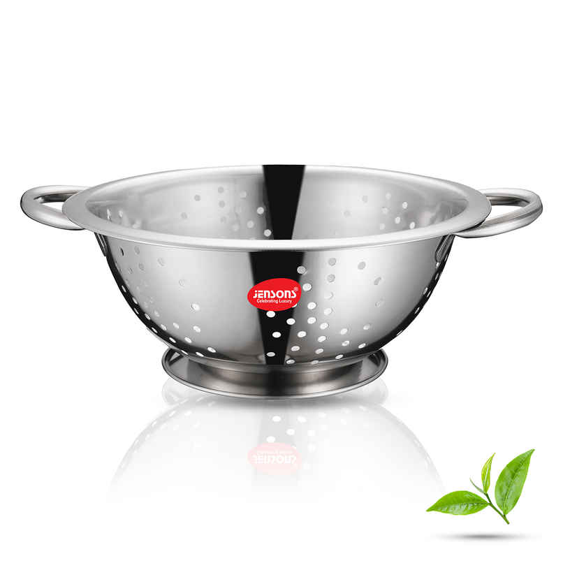 Jensons Stainless Steel Deep Colander 24 cm Jensons Stainless Steel Deep Colander 24 cm