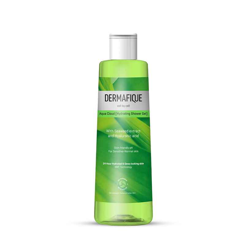 Dermafique Aqua Cloud Hydrating Shower Gel | Enriched With Seaweed Extracts & Hyaluronic Acid Dermafique Aqua Cloud Hydrating Shower Gel | Enriched With Seaweed Extracts & Hyaluronic Acid