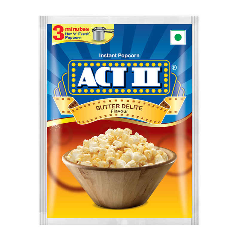 Act II Instant Popcorn | Butter Delite | Hot & Fresh in 3 mins