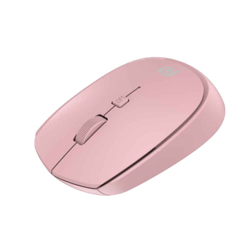 Portronics Toad 23 Wireless Optical Mouse with 2.4GHz, USB Nano Dongle, Optical Orientation, Click Wheel, Adjustable DPI - Pink Portronics Toad 23 Wireless Optical Mouse with 2.4GHz, USB Nano Dongle, Optical Orientation, Click Wheel, Adjustable DPI - Pink