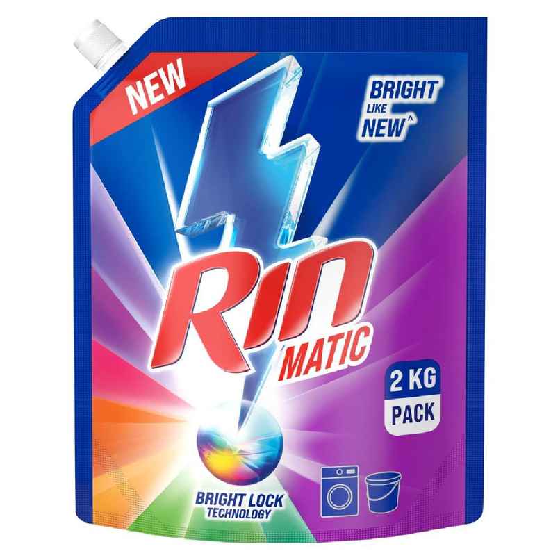 Rin Matic Front Load Detergent Liquid | Pouch Rin Matic Front Load Detergent Liquid | Pouch