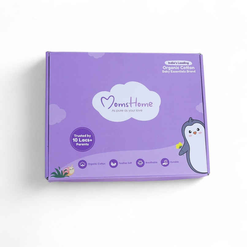 Moms Home Organic Cotton Baby 6 Items Towel Swaddle 6 Items Combo Moms Home Organic Cotton Baby 6 Items Towel Swaddle 6 Items Combo