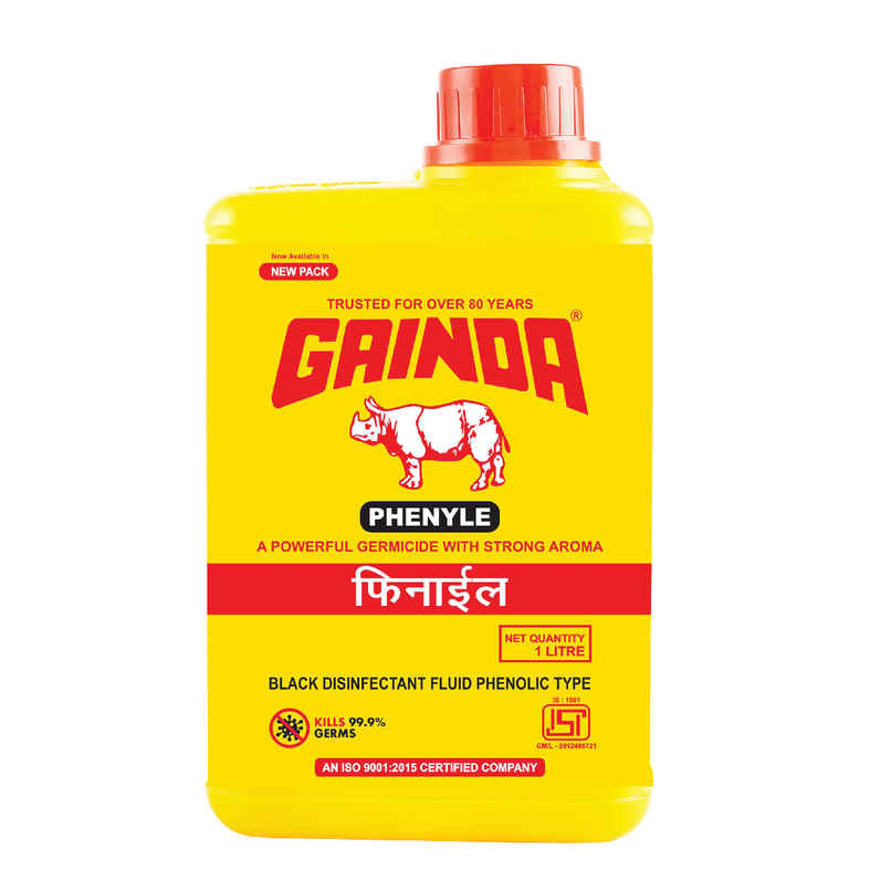 Gainda Black Phenyle Surface Disinfectant, Floor Cleaner Kills 99.9% Germs Gainda Black Phenyle Surface Disinfectant, Floor Cleaner Kills 99.9% Germs