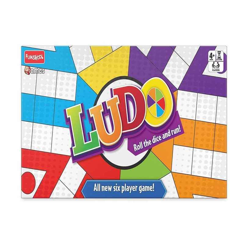 Funskool Games Ludo | Family Board Game | 2 - 6 Player Game | 4+ Years Funskool Games Ludo | Family Board Game | 2 - 6 Player Game | 4+ Years