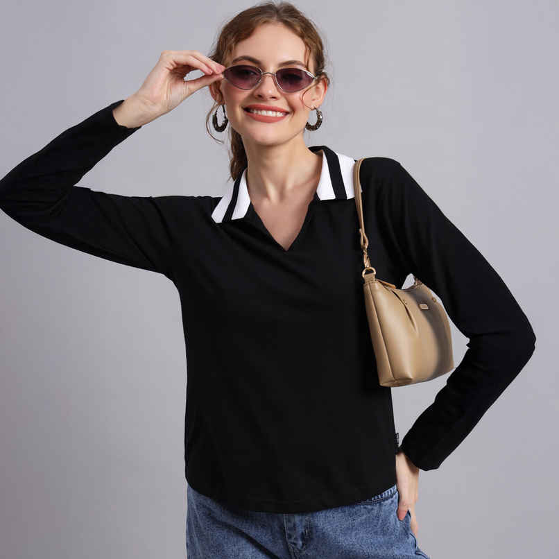 The Dry State Women's Black T-shirts WTSH | 1565A | XL The Dry State Women's Black T-shirts WTSH | 1565A | XL