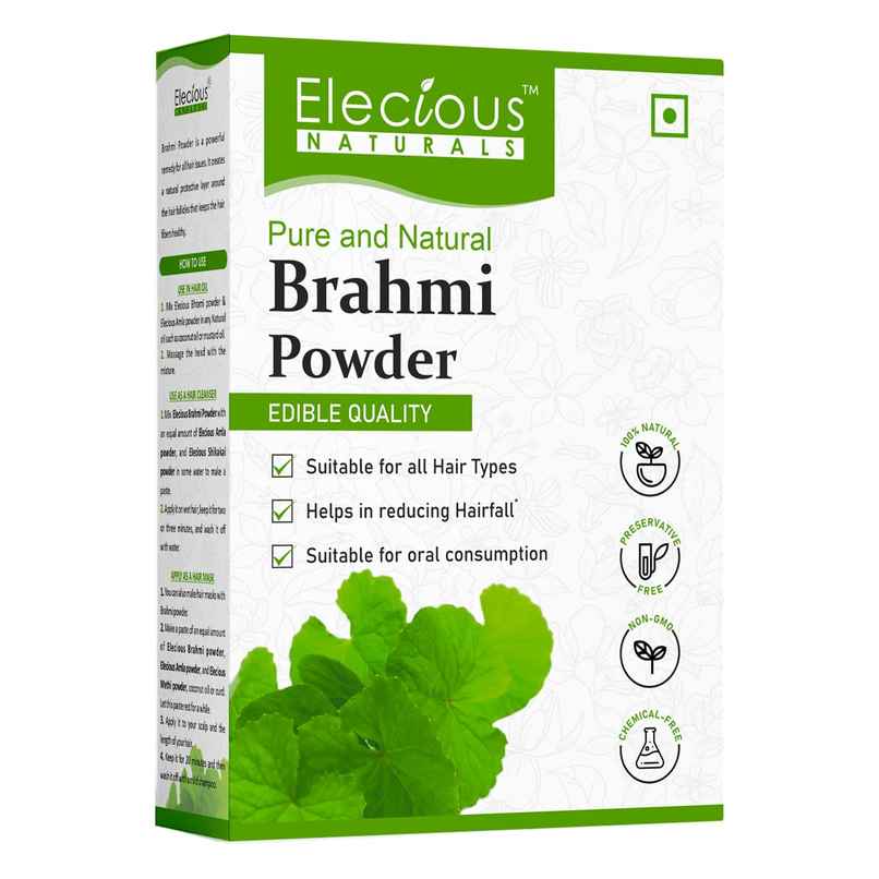 Elecious 100% Brahmi powder for Hair Growth Elecious 100% Brahmi powder for Hair Growth