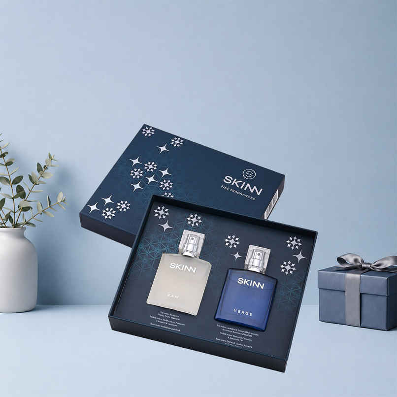 Skinn By Titan Raw And Verge Nos Perfumes For Men Edp | Fresh Long-Lasting Dual Fragrance Skinn By Titan Raw And Verge Nos Perfumes For Men Edp | Fresh Long-Lasting Dual Fragrance