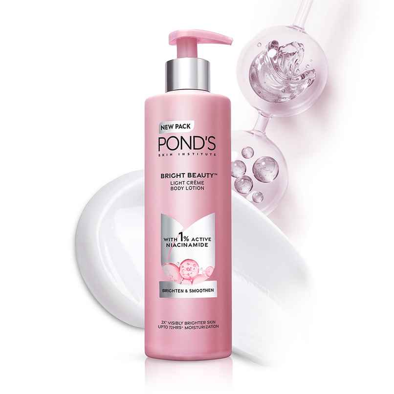 Pond's Bright Beauty Light Cream Body Lotion For Smooth & Bright Skin