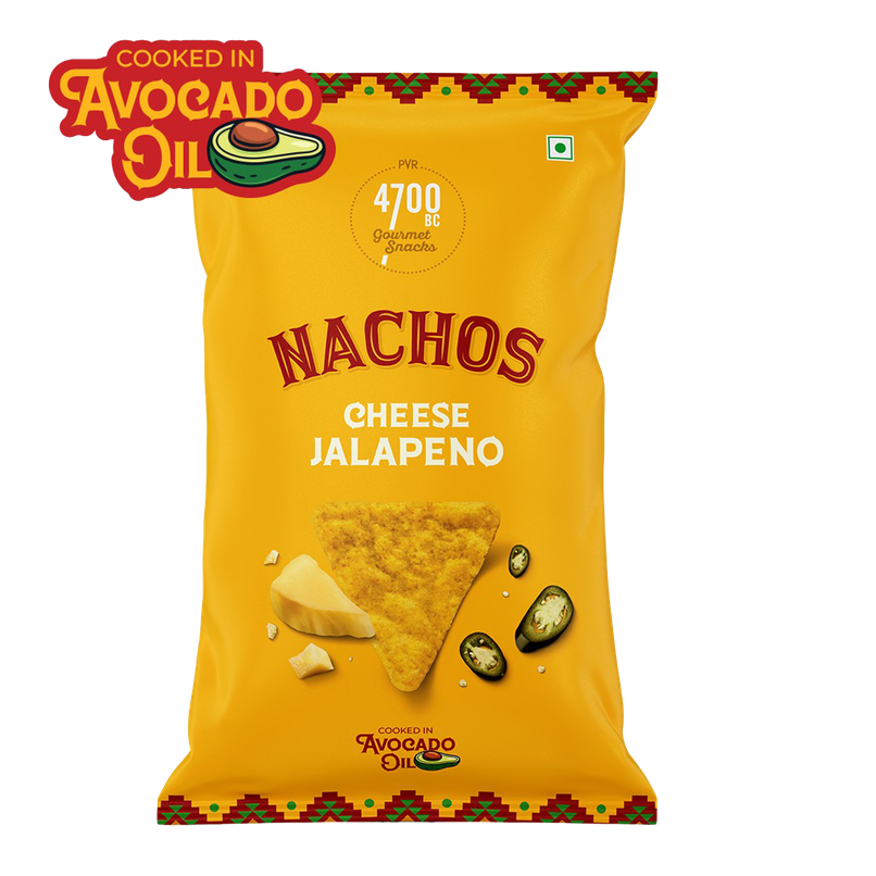 4700BC Cheese & Jalapeno Nachos, made in Avocado Oil