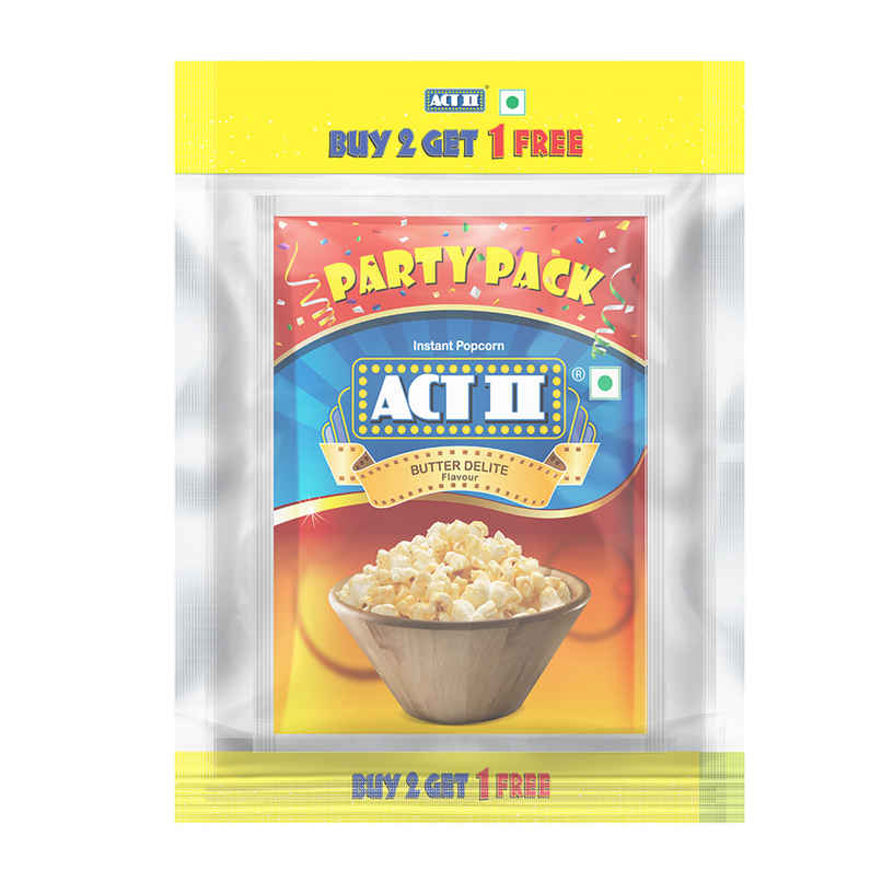 Act II Instant Popcorn | Butter Delite | Hot & Fresh in 3 mins