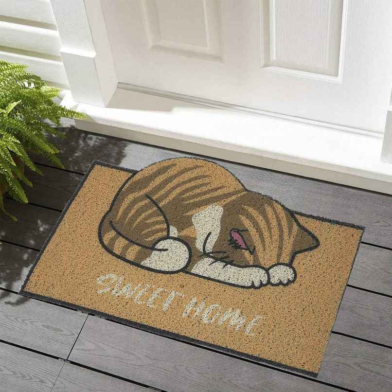 Status Kids Pvc Anti- Skid Door Mat | 45 x 70 cm | Cat Status Kids Pvc Anti- Skid Door Mat | 45 x 70 cm | Cat