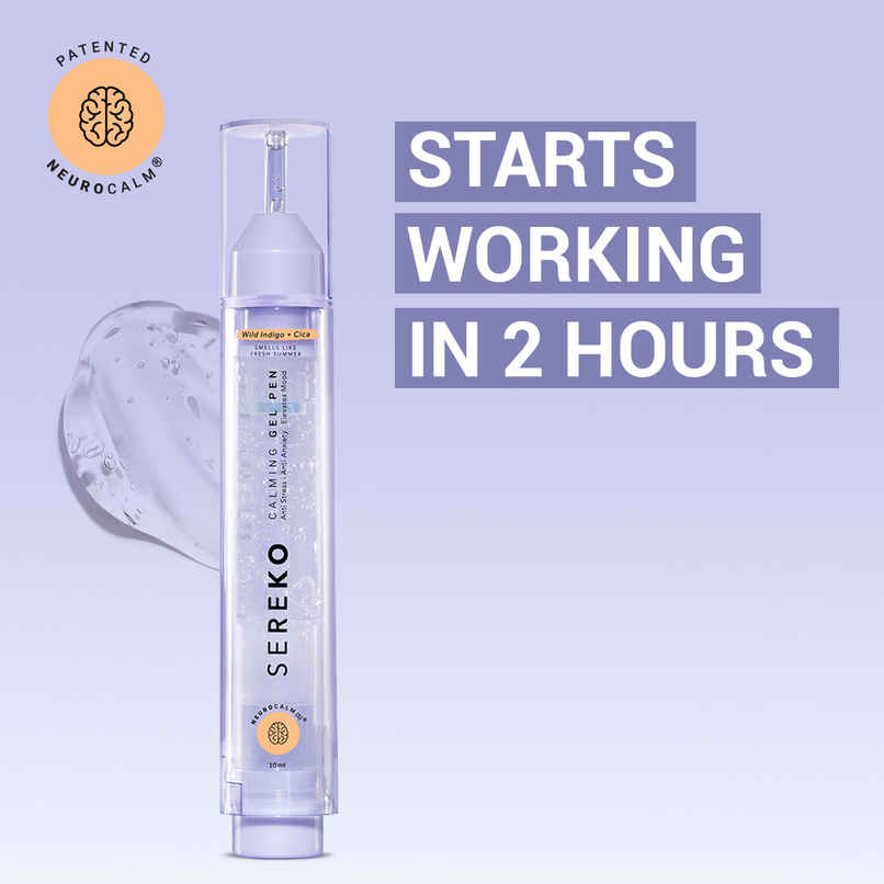 SEREKO Calming Gel Pen | Under Eye Cream with Tea Tree Oil for Dark Circles, Acne Spot & Puffy Eyes
