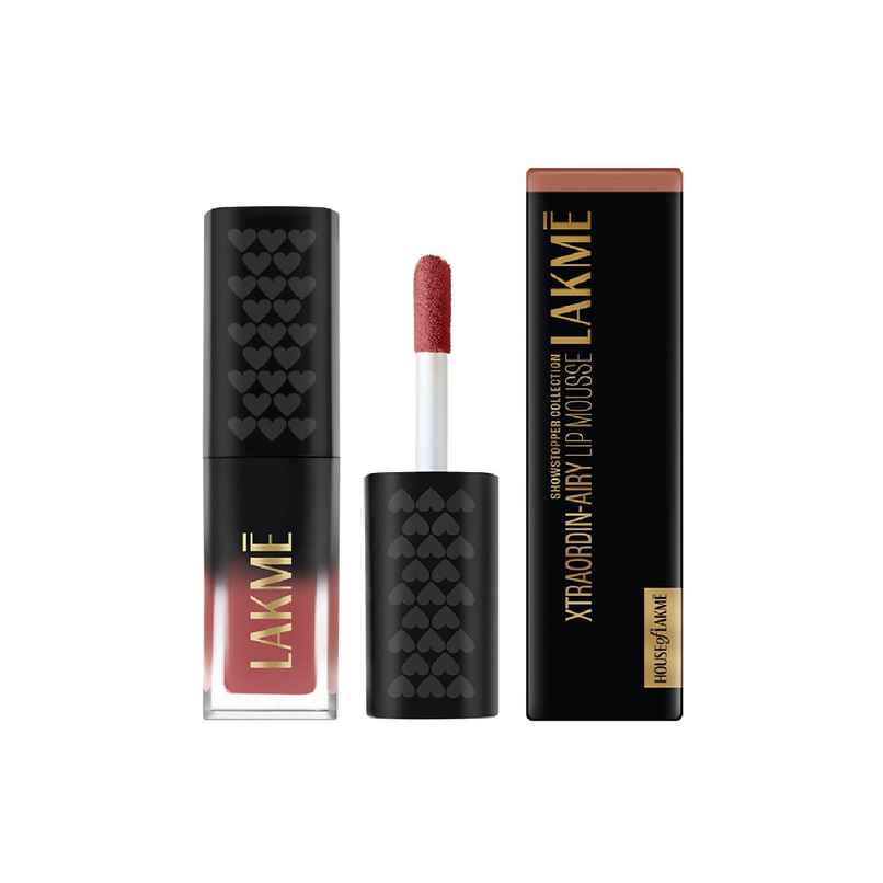 Lakme Xtraordin-airy Lip Mousse Mini | Nude Naturalle Lakme Xtraordin-airy Lip Mousse Mini | Nude Naturalle