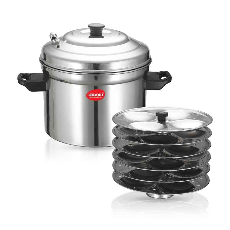 Jensons idly cooker with 24 idly Plate