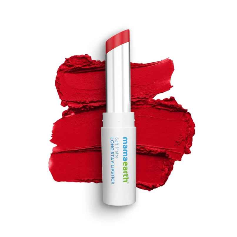 Mamaearth Soft Matte Long Stay Lipsticks - Ruby Red Mamaearth Soft Matte Long Stay Lipsticks - Ruby Red