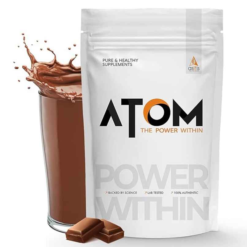 As-It-Is Atom Whey Protein With Digestive Enzymes - Double Rich Chocolate As-It-Is Atom Whey Protein With Digestive Enzymes - Double Rich Chocolate