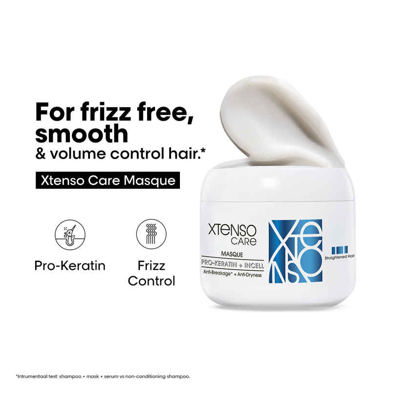 L'Oreal Professionnel Xtenso Care Masque For Frizz-Free, Smooth & Manageable Hair L'Oreal Professionnel Xtenso Care Masque For Frizz-Free, Smooth & Manageable Hair
