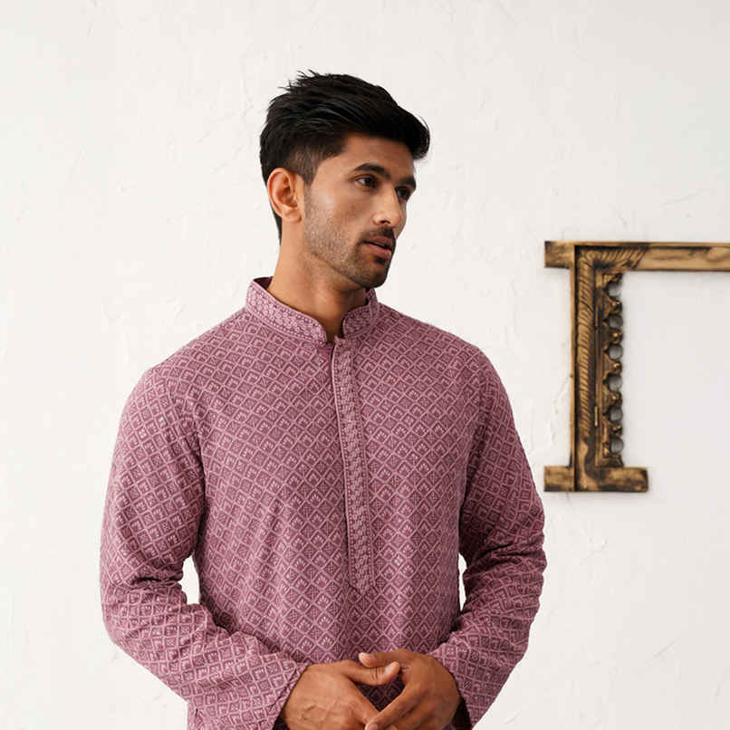Jompers Men Kurta Only Ko 5052Magenta XL Jompers Men Kurta Only Ko 5052Magenta XL