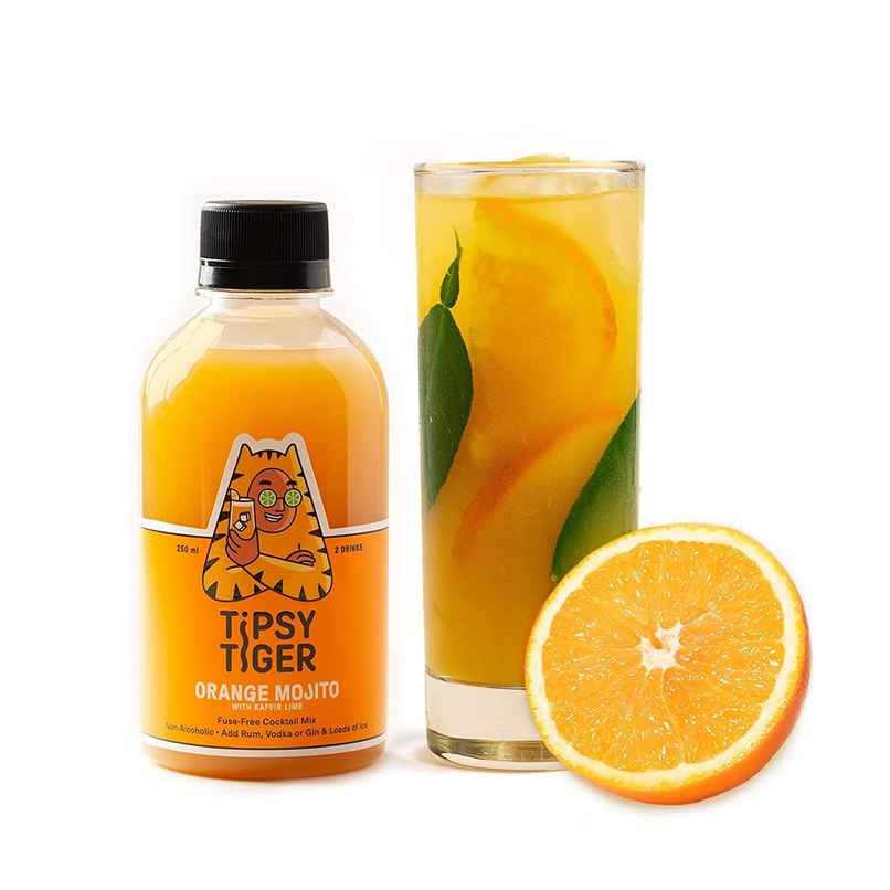 Tipsy Tiger Orange Mojito Mocktail Cocktail Mix Tipsy Tiger Orange Mojito Mocktail Cocktail Mix