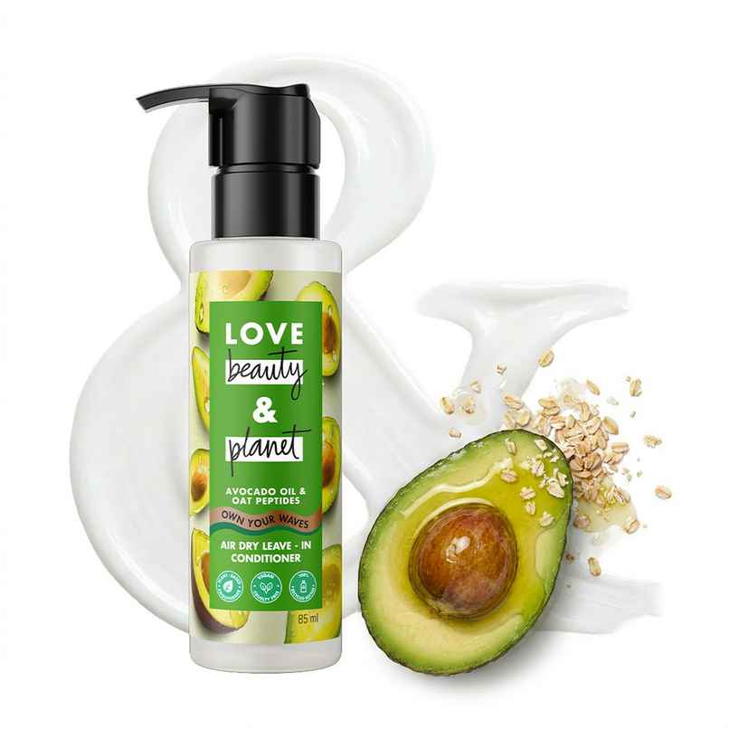 Love Beauty & Planet Avocado Oil & Peptide Leave-In Conditioner for Wavy Hair Love Beauty & Planet Avocado Oil & Peptide Leave-In Conditioner for Wavy Hair
