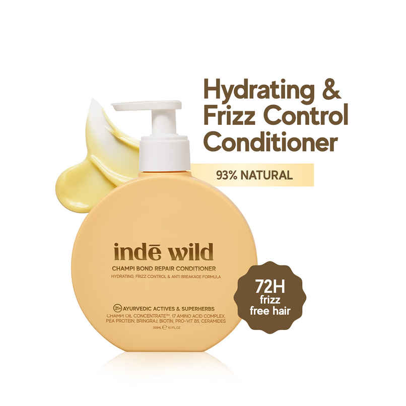 inde wild Champi Bond Repair Conditioner | Hydrating, Frizz Control & Anti Breakage Formula