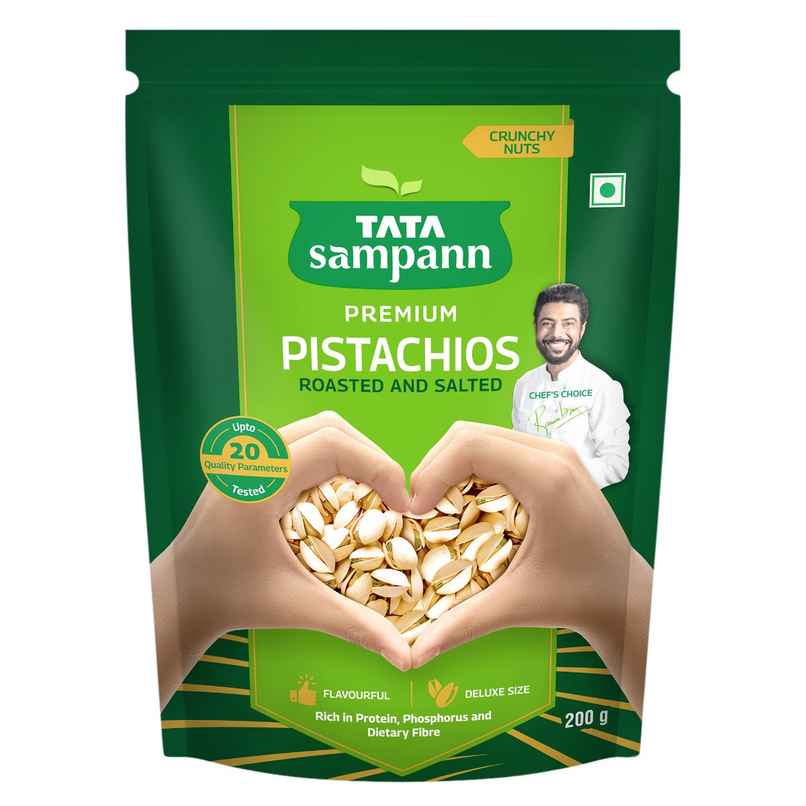 Tata Sampann Authentic Iranian Pistachios Roasted & Salted