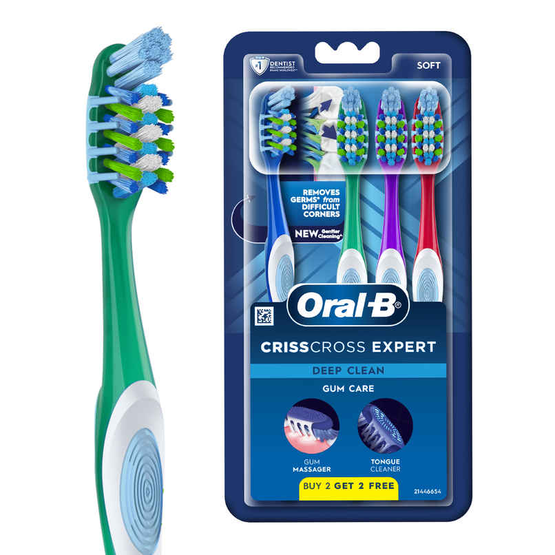 Oral B Criss Cross Gum Care Toothbrush Soft Oral B Criss Cross Gum Care Toothbrush Soft