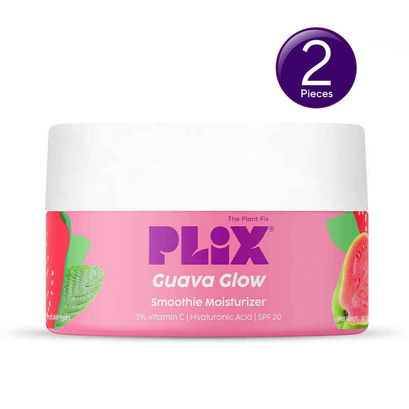 Plix Guava Glow Smoothie Moisturizer For Brighter Skin With Vitamin C & ALA, Promotes Hydration Combo Plix Guava Glow Smoothie Moisturizer For Brighter Skin With Vitamin C & ALA, Promotes Hydration Combo