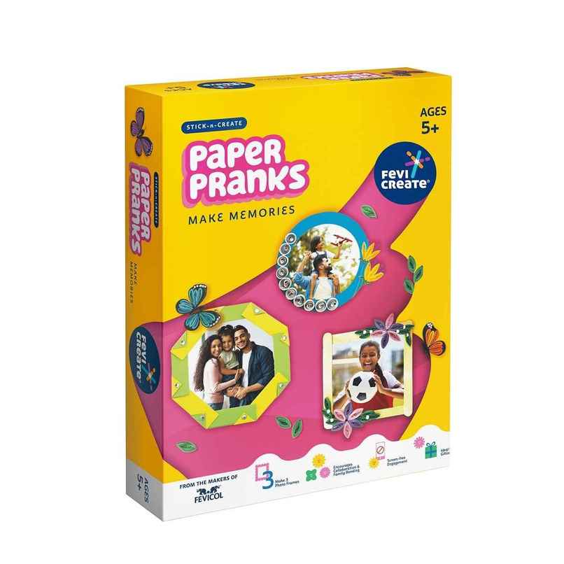 Fevicreate DIY Photo Frame Craft Kit | Birthday Return Gifts for Kids | 5+ Years Fevicreate DIY Photo Frame Craft Kit | Birthday Return Gifts for Kids | 5+ Years