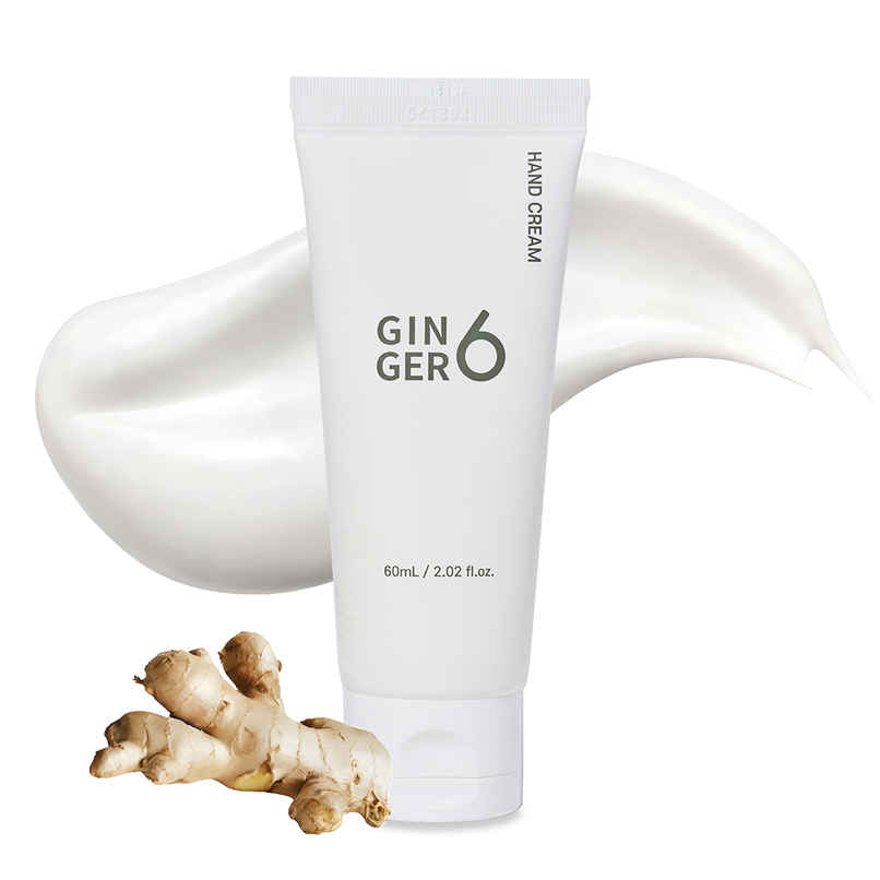 GINGER6 Hand Cream |Deep Moisture EWG Green Fermented Oil & Shea Butter | 8 Hyaluronic Acids