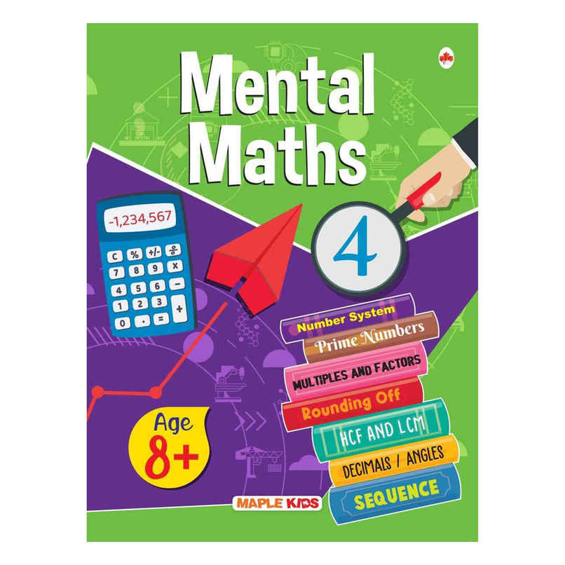 Mental Maths - Math Activity Book 4 | Age 8+ | Prime Numbers | Multiples | Hcf | Lcf Mental Maths - Math Activity Book 4 | Age 8+ | Prime Numbers | Multiples | Hcf | Lcf
