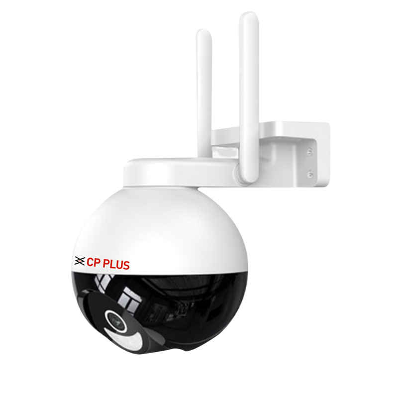 CP PLUS CP-Z43Q 4MP Quad HD Outdoor Wi-Fi CCTV Camera with Full Color Night Vision & CTC Cyber Tech
