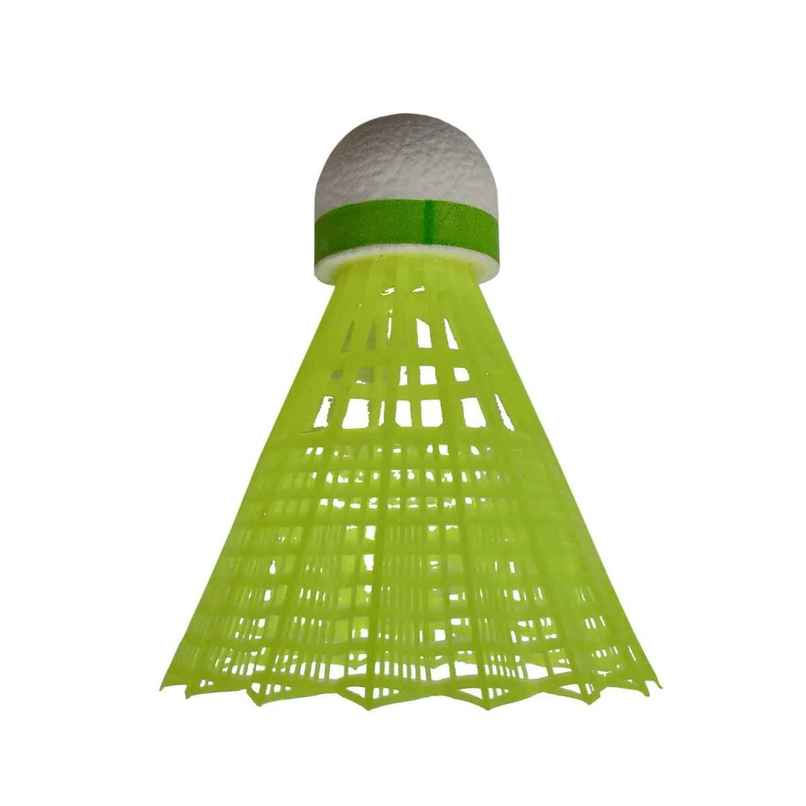 Decathlon Perfly Plastic Shuttlecock | Yellow | White & Orange Decathlon Perfly Plastic Shuttlecock | Yellow | White & Orange
