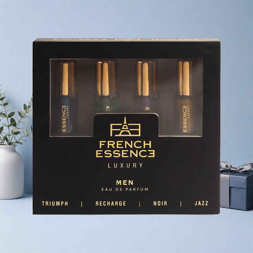 French Essence Gift Set - Eau De Parfum | Men | Pack Of 4 French Essence Gift Set - Eau De Parfum | Men | Pack Of 4
