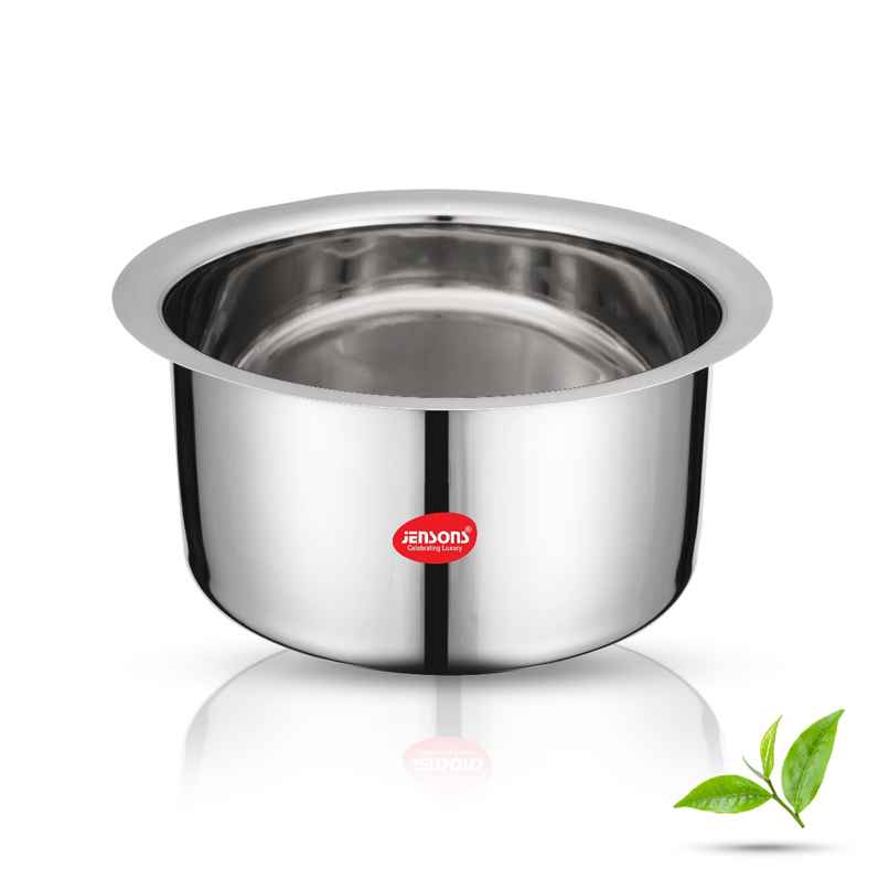 Jensons Stainless Steel Flat Bottom Tope 12 In Induction Compatible