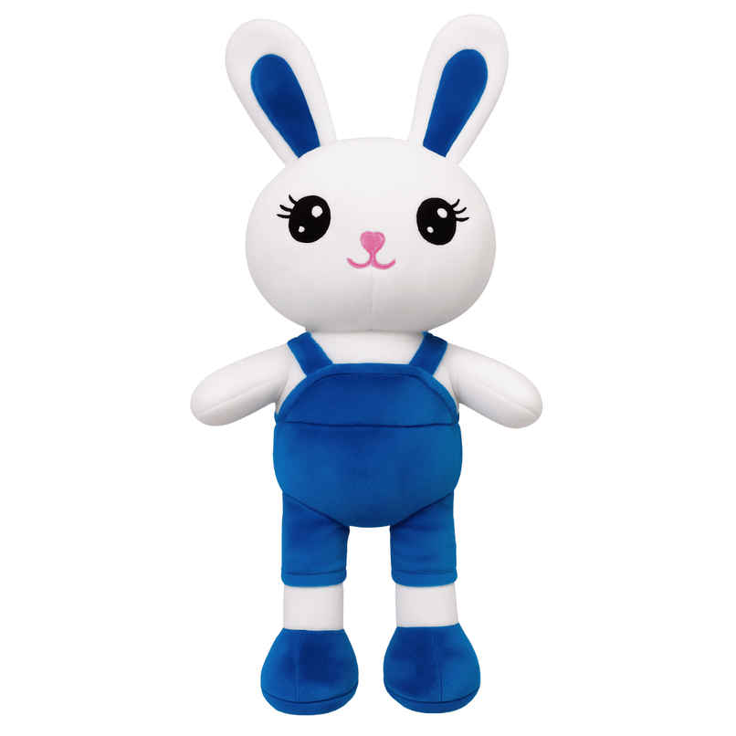 Toytales Cute Blue Bunny Soft Toy Rabbit Plushie Stuffed Toys For Kids Baby Boys Girls Animal Toy