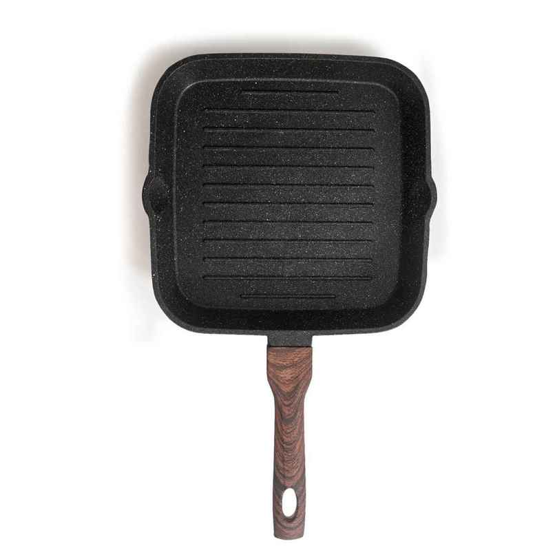 Bombay Kookware Grill Pan - 22 cm | Cooking Pan