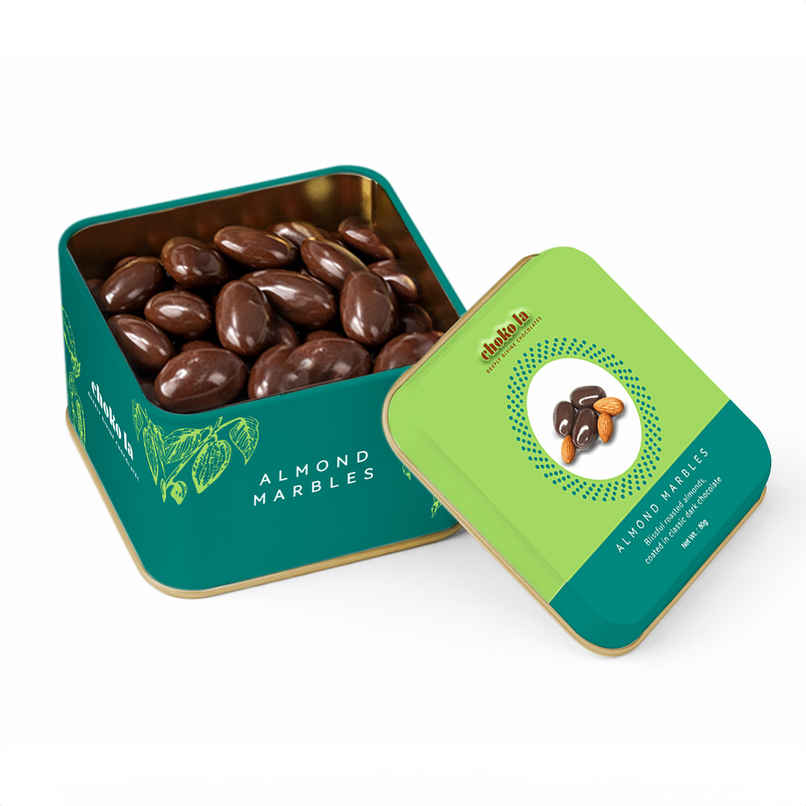 Chokola Almond Marble Tin