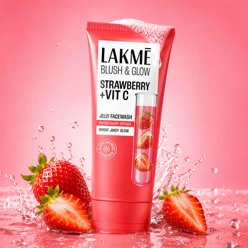 Lakme Blush & Glow Strawberry Freshness Gel Face Wash Lakme Blush & Glow Strawberry Freshness Gel Face Wash