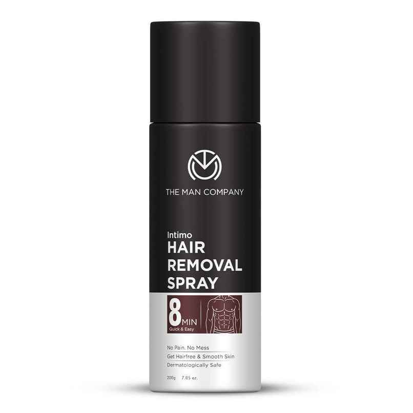 The Man Company Intimo Hair Removal Spray cream Spray (200 gm) I Contains aloevera & glycerin I for Men & Women |mild & easy to use The Man Company Intimo Hair Removal Spray cream Spray (200 gm) I Contains aloevera & glycerin I for Men & Women |mild & easy to use